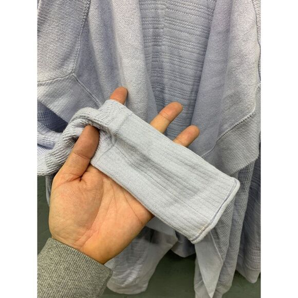 Lululemon Find Your Calm Wrap Size 6 Light Purple Silk Blend Cardigan - Picture 8 of 14